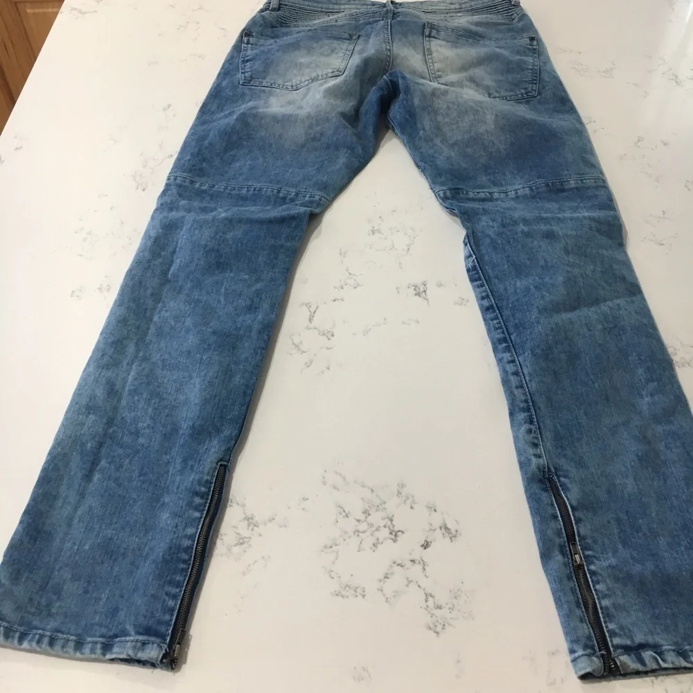 BDG men distressed skinny jeans blue size:33